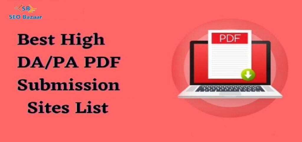 High DA Free PDF Submission Sites